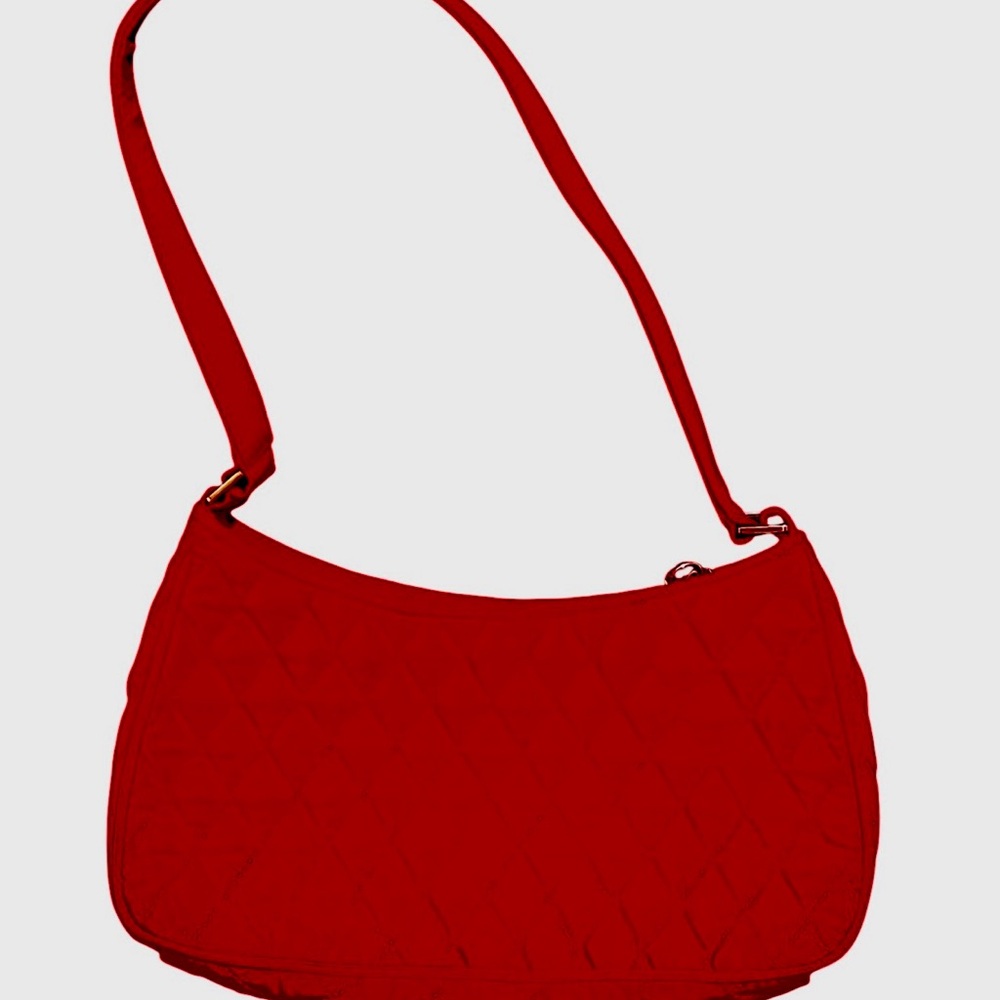 Vera Bradley Red Quilted Shoulder Bag